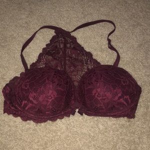 Victoria’s Secret 36C Magenta bra racer back lace